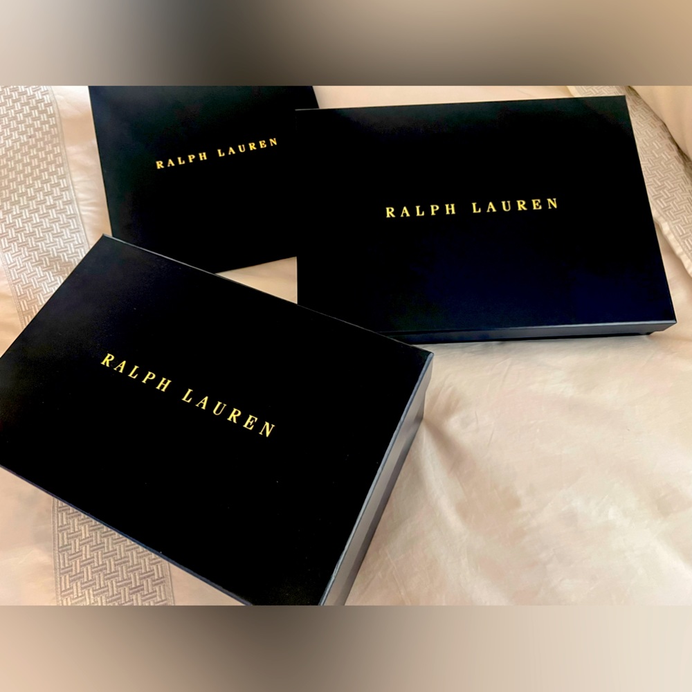3 different size boxes
